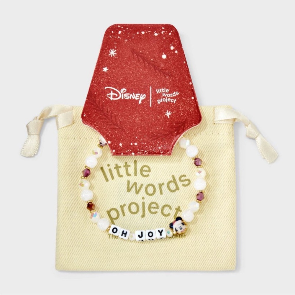 Little Words Project x Disney Mickey "Oh Joy" Beaded Bracelet